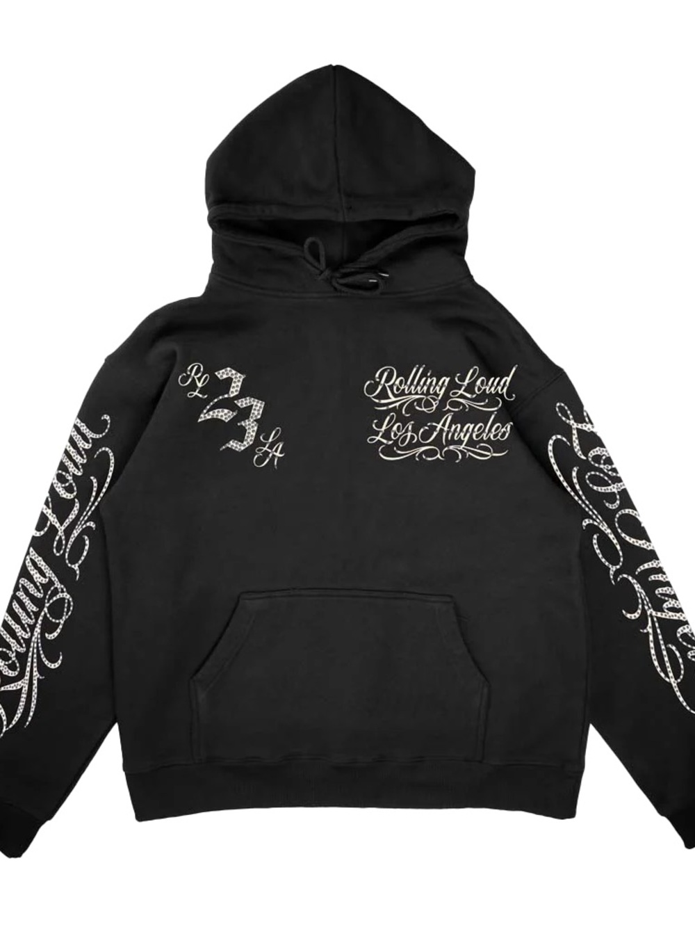 Rolling Loud 2023 Los Angeles Brand New Never Worn Black Graphic Hoodie